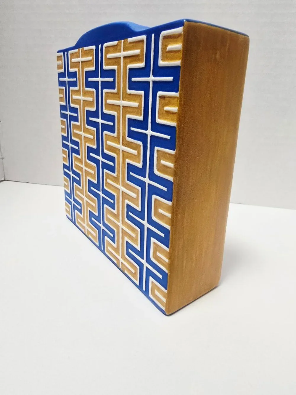 One of a kind hand painted decorative vase